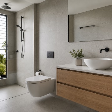Modern bathroom sanitary ware range